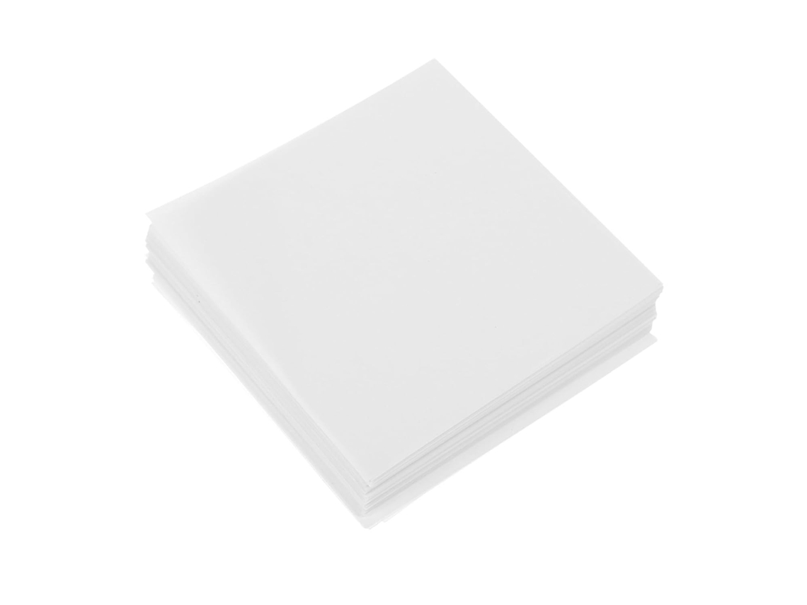 Tapete De Pesagem Antiaderente De Papel 75 X 75 Mm, Pacote Com 500 Folhas