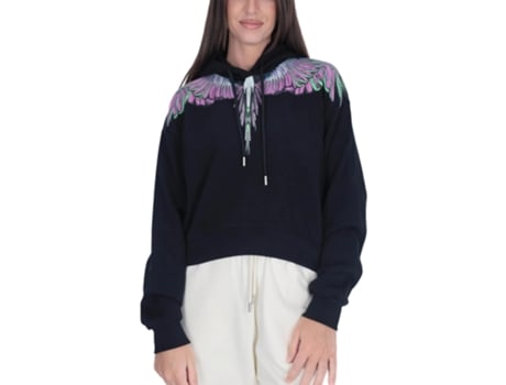 Suéter feminino de algodão preto County of Milan (G)