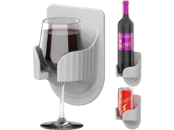 Porta Vasos De Silicona Para Pared, Porta Copas Para Baño/rv/camión, Vino/cerveza, Instalación Fácil