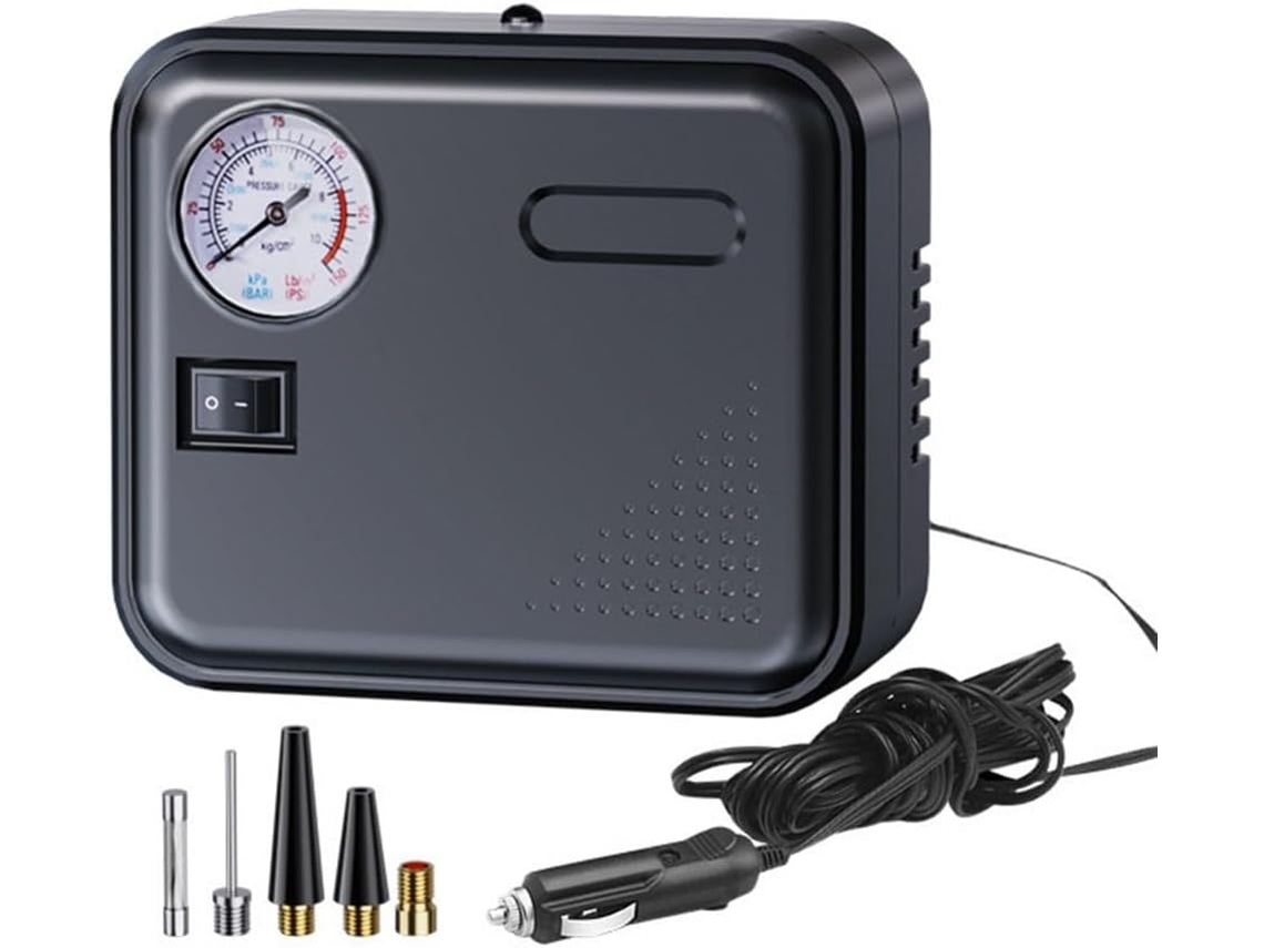 Compressor De Ar Portátil De 150 Psi Com Manômetro Digital De Led