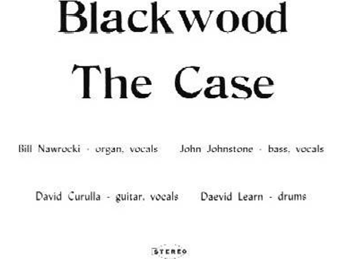 Vinil LP The Case  - Blackwood