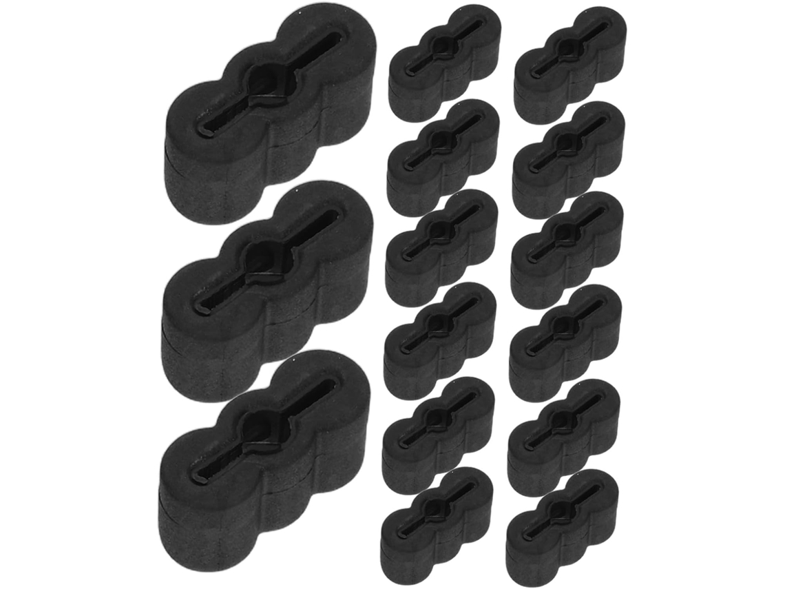 Conjunto De 20 Batentes Borracha Para Corrediças Gavetas, Antiderrapantes, Com Função De Segurança Antidesconexão Para
