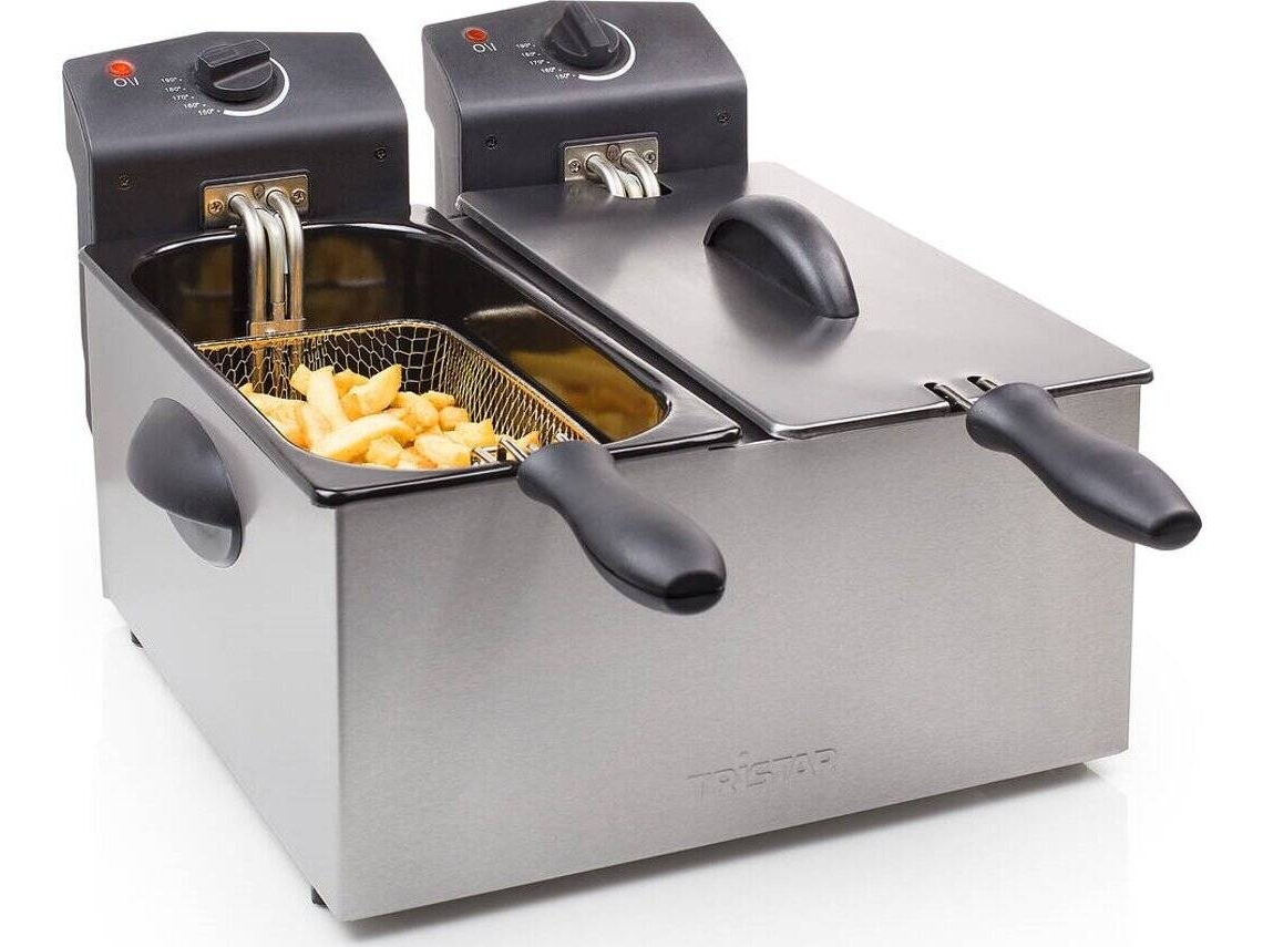 Fritadeira com Óleo TRISTAR Dupla Inox Fr-6937 (3 kg - Inox)