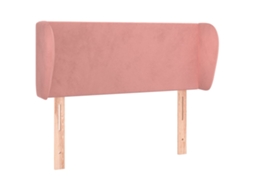 Headboard, Headboards Vidaxl Cor-de-rosa Veludo (103 X 23 X 78/88 Cm)