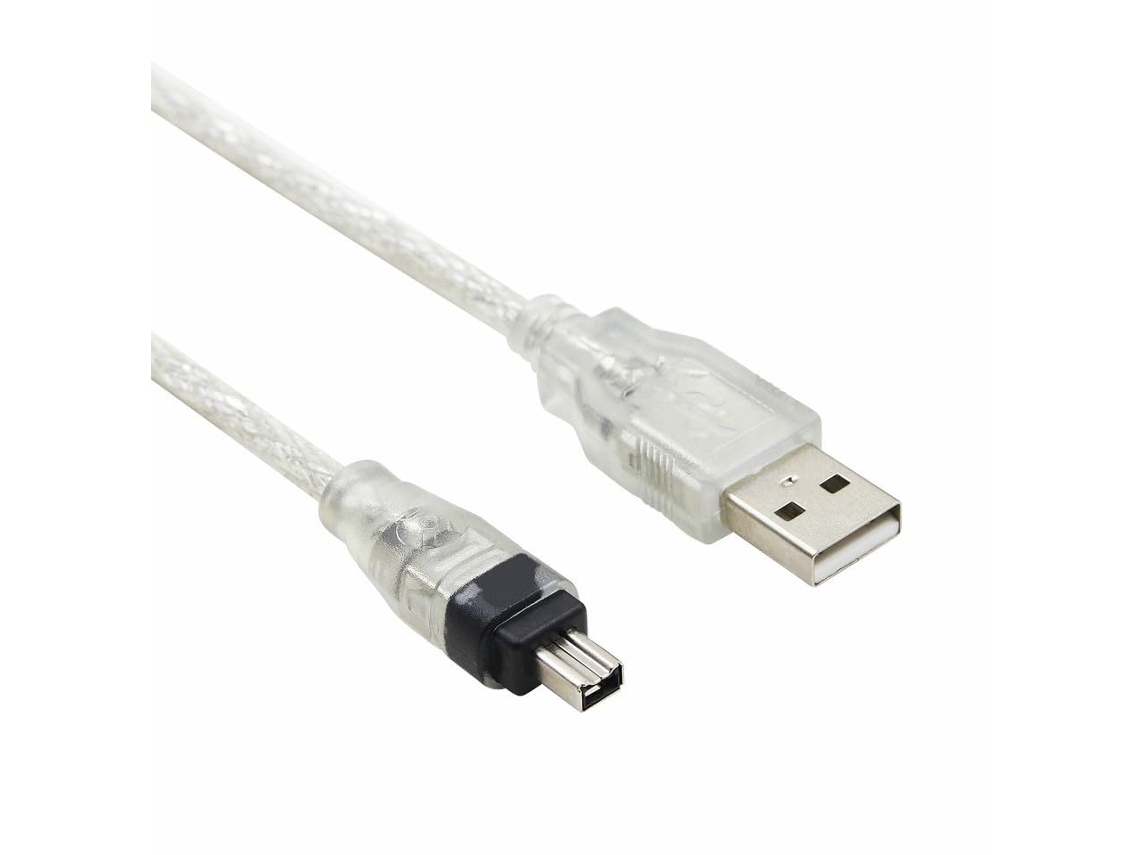 Cabo Usb Firewire Ieee 1394 Compatível Com Filmadoras Jvc Gr Dv3000, Gr Dv4000 E Dv500e