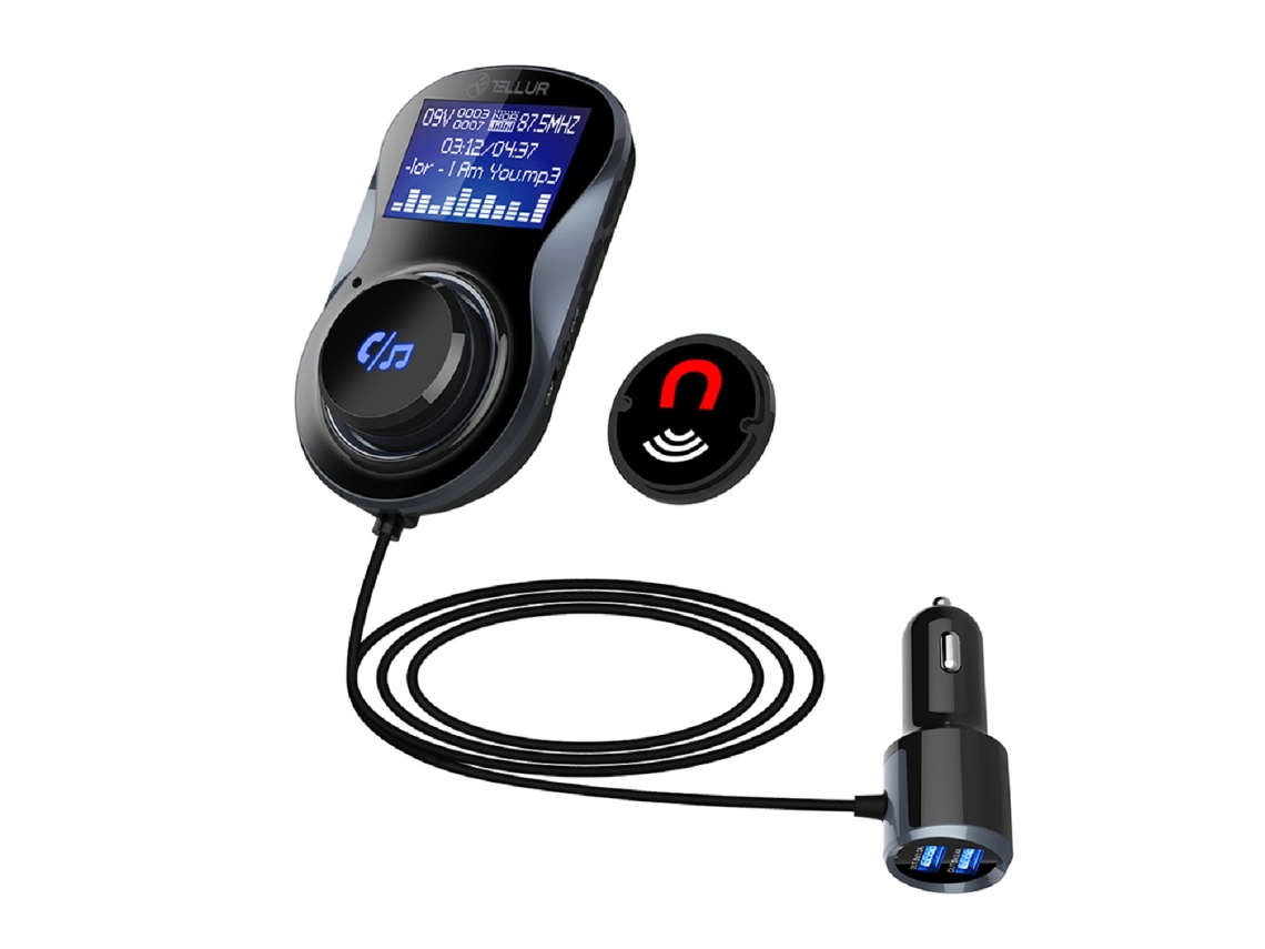 Transmissor Fm Bluetooth para Carro TELLUR Fmt-B4 Preto