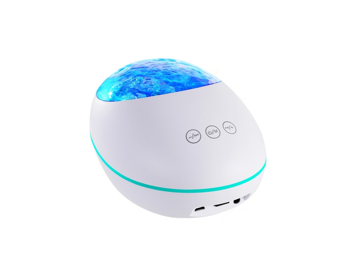 Projetor de Ondas Oceânicas com Desconto, Controle Remoto e Luz Noturna com Mudança de Cor BRILVIBERA
