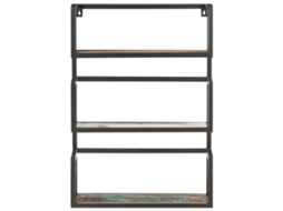 Estante de Parede 60x20x85 cm Madeira Recuperada MAISON EXCLUSIVE