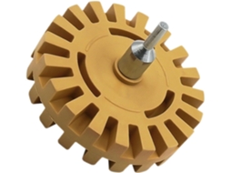 Roda De Borracha Em Formato Engrenagem 4 Polegadas Para Remover