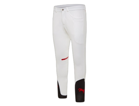 Calças de Homem para Equitação EAST Punho Performance Branco (48)