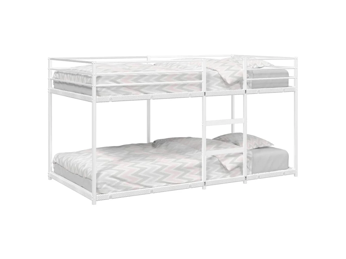 Bunk Bed, Bunk Beds Vidaxl Branco Aço (90 X 200 Cm)