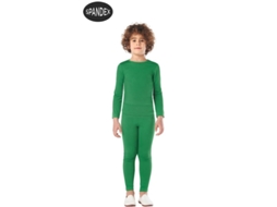 Fato Unisexo CAR&GUS Conjunto de Collant de Elastano Verde de 2 Peças (Tam.: 3-4 anos)