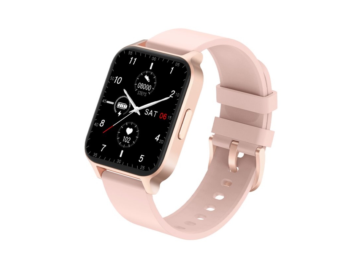 Smartwatch X5 À Prova D'Água Carregamento Magnético Multifuncional Rosa