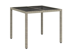 Mesa Jardim Cinzeto 90 X 90 X 75 Cm Vime Pe MAISON EXCLUSIVE