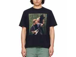 Rockinstone Bill And Ted Rocking Stallyns Navy Adult T-shirt Size:m