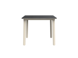 Mesa Quadrada 90x90 Noa Garbar Plástico Cinzento Marfim