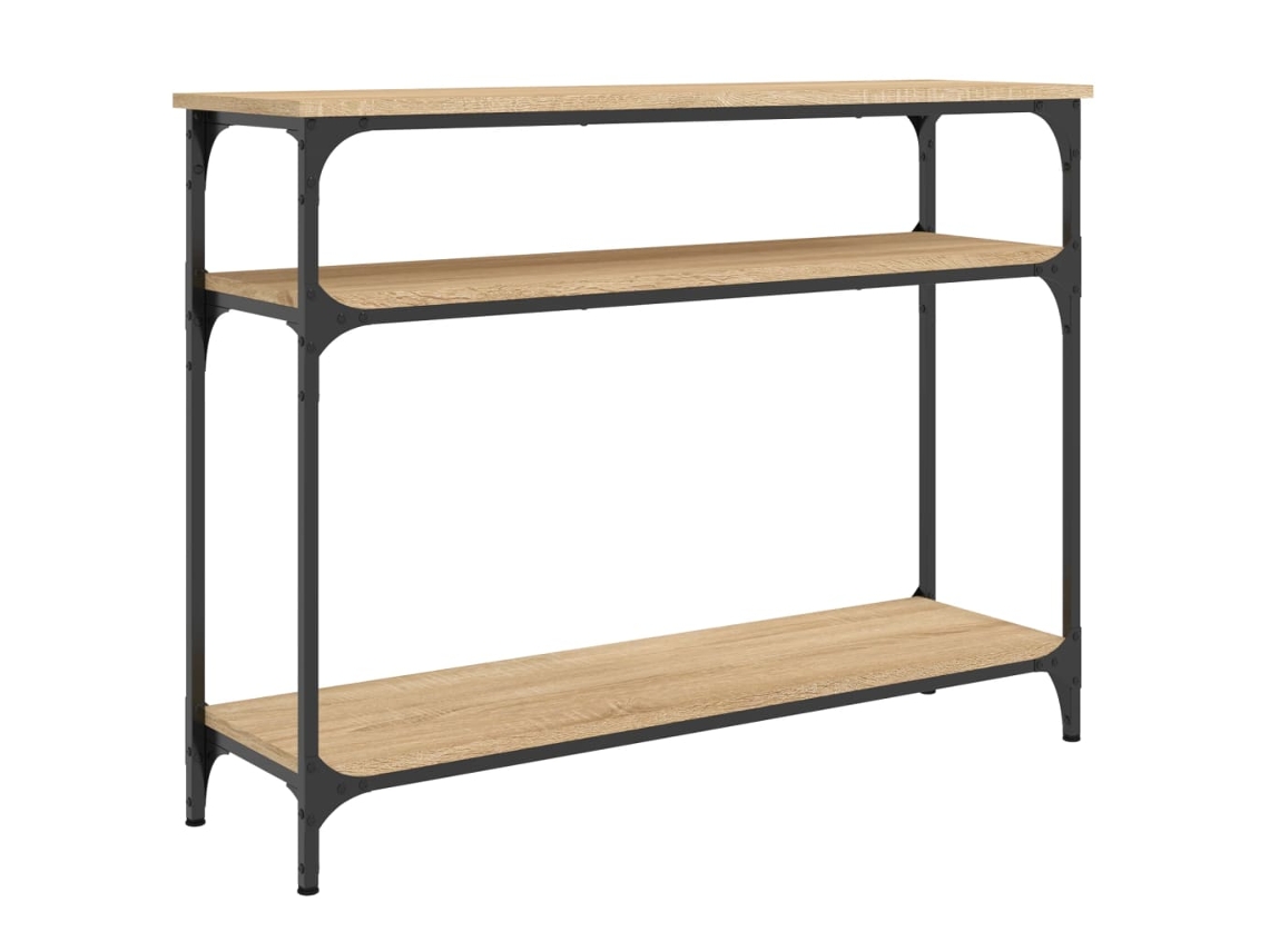 Console Table, Console Tables Vidaxl Marrom Madeira Processada (n/a)