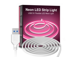 Fita Led Neon 5 V Flexível Recortável Para Quarto E Setup - Lurelia