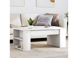 Vidaxl Mesa De Centro 102x55x42 Cm Derivados De Madeira Branco