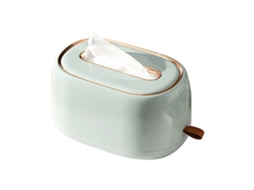 Suporte de Caixa de Lenços com Mola Parede/mesa Dispenser de Papel Toalha para Casa Banheiro Carro Escritório S/MARCA