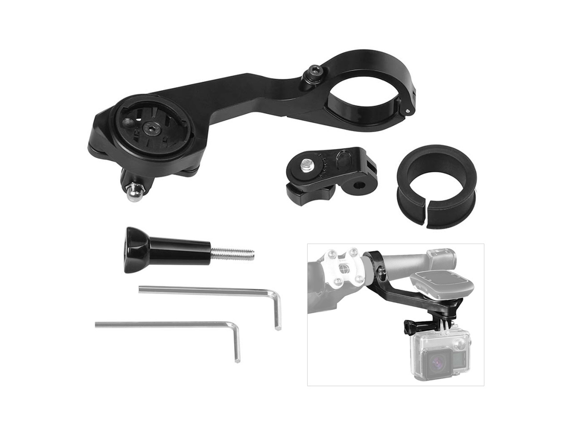 Andoer 25.4/31.8mm Out front Bike Mount For Garmin Edge 1000/800/810/200/500/510 For Gopro LAXISCREED