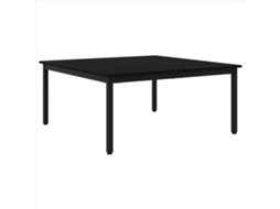 Mesa de Centro Carvalho Preto 100 X 100 X 45 Cm MAISON EXCLUSIVE
