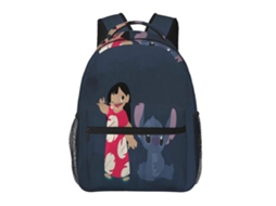 Mochila Stitch K123 Para Escola E Trabalho, Leve E À Prova Dágua, Mochila Estilosa Para Estudantes E Adultos M123 Olysi Shop