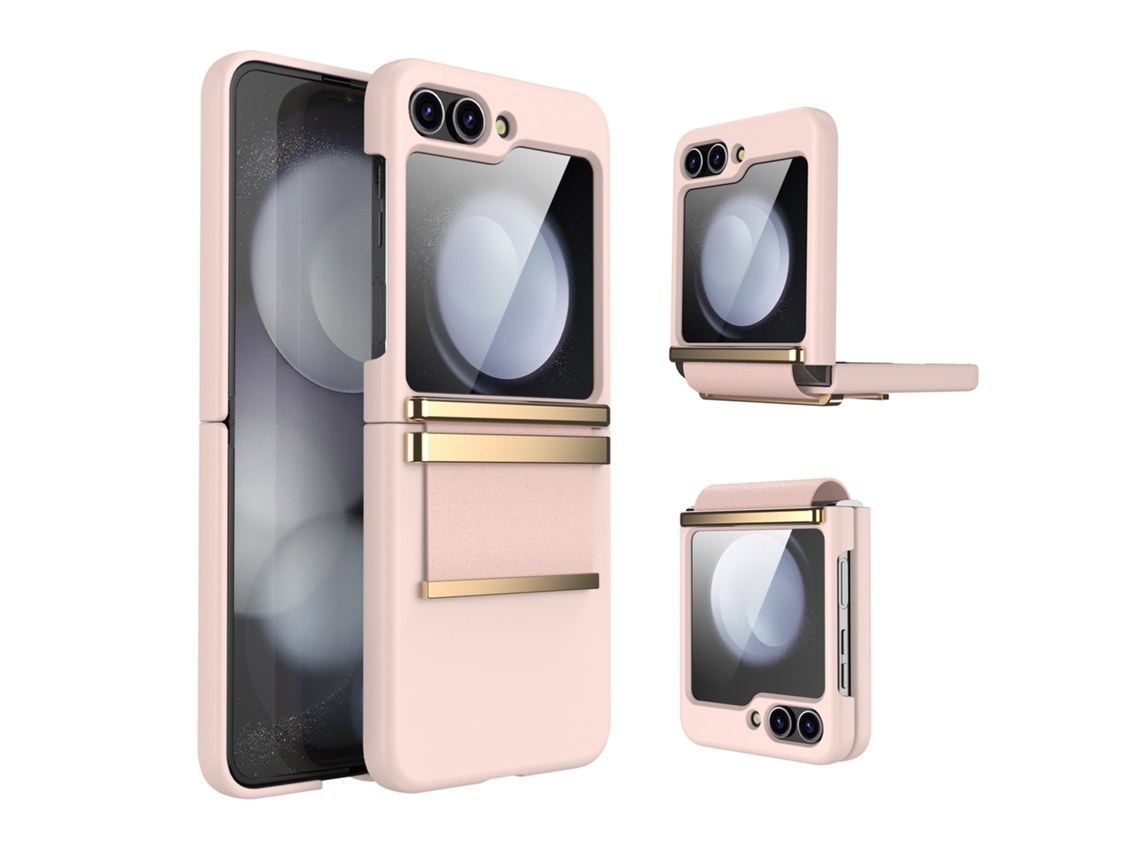 Zsanfs Capa Pele Pu, Cor Rosa