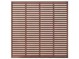Painel De Vedação Vidaxl Marrom Wpc (180x180cm)