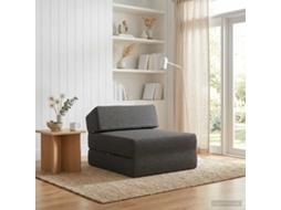 Vidaxl Sofá Cama Dobrável Cinzento-escuro 60 X 70 X 41 Cm Tecido