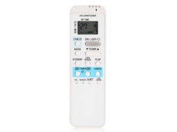 Control Remoto Para Aire Acondicionado Sanyo Ax1/3 Abs Durable Blanco