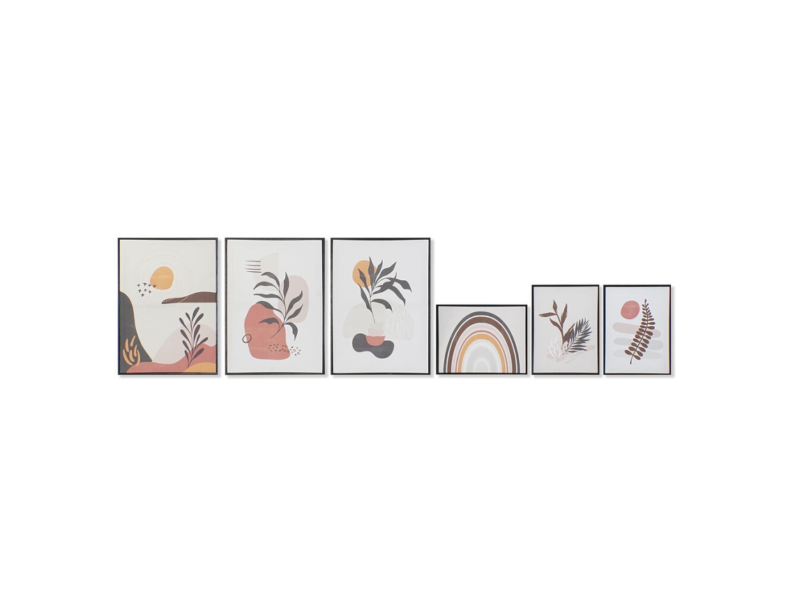 Quadro DKD HOME DECOR Sheets (40 x 2.8 x 60 cm)