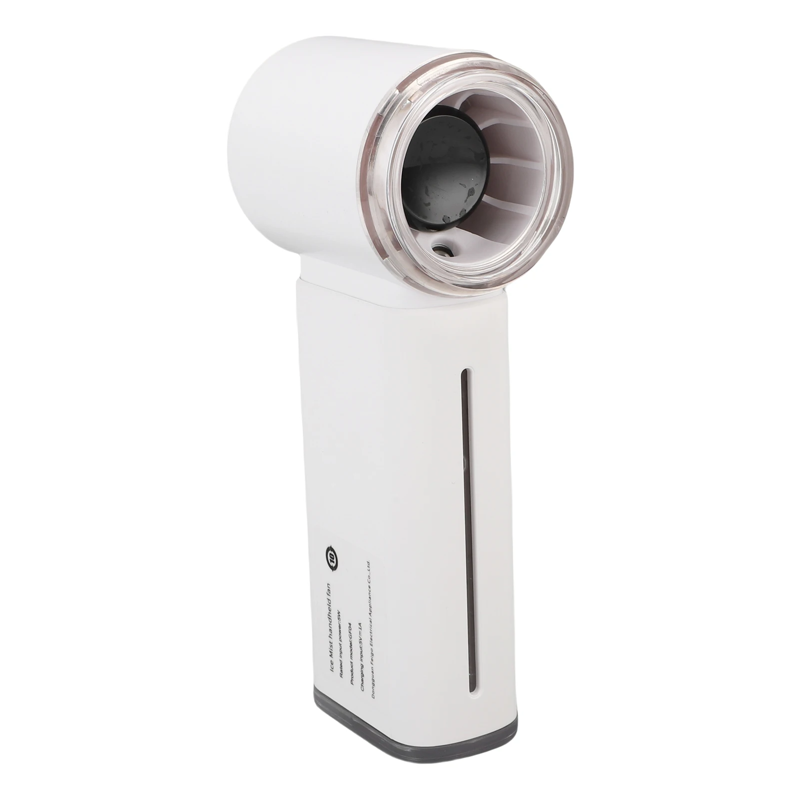 Ventilador de Turbina Portátil, Recarregável, de Alta Velocidade, com 1 a 199 Configurações de Velocidade. MDUG (branco)