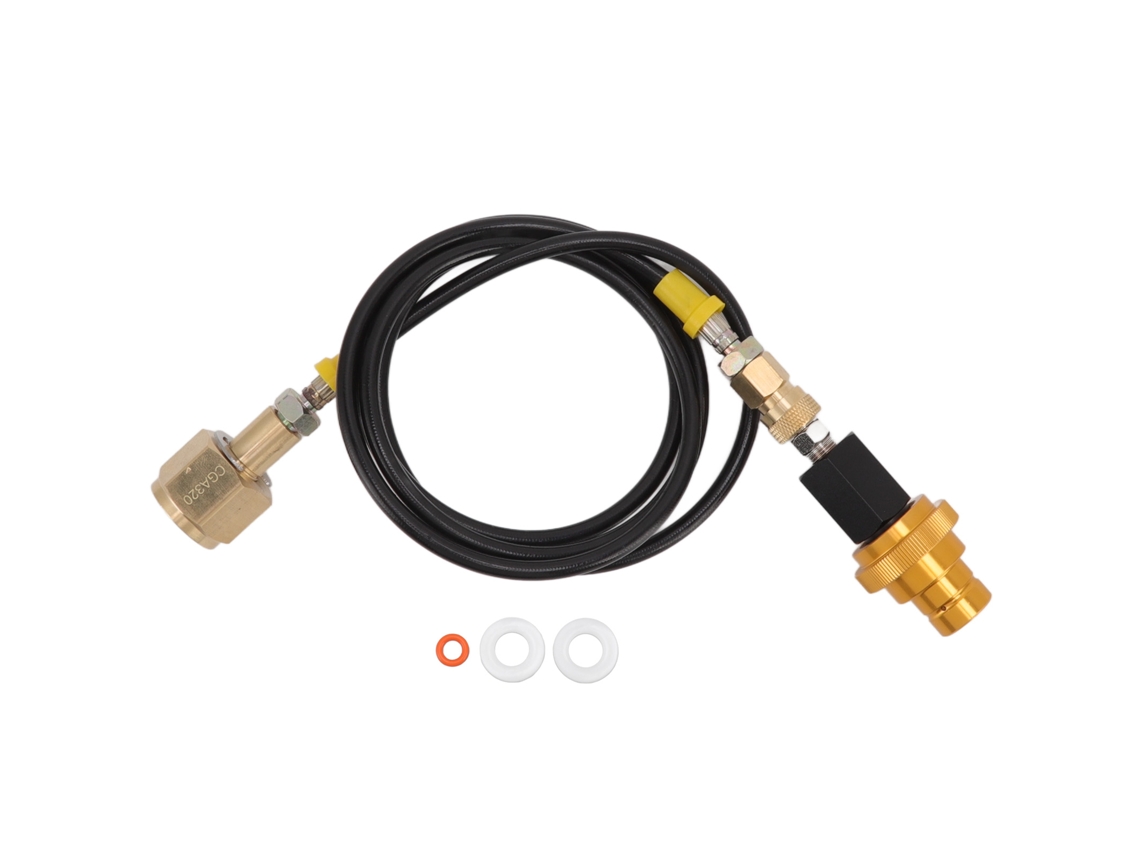 Adaptador de Água com Gás para Máquina de Soda 1.5m Ouro Preto