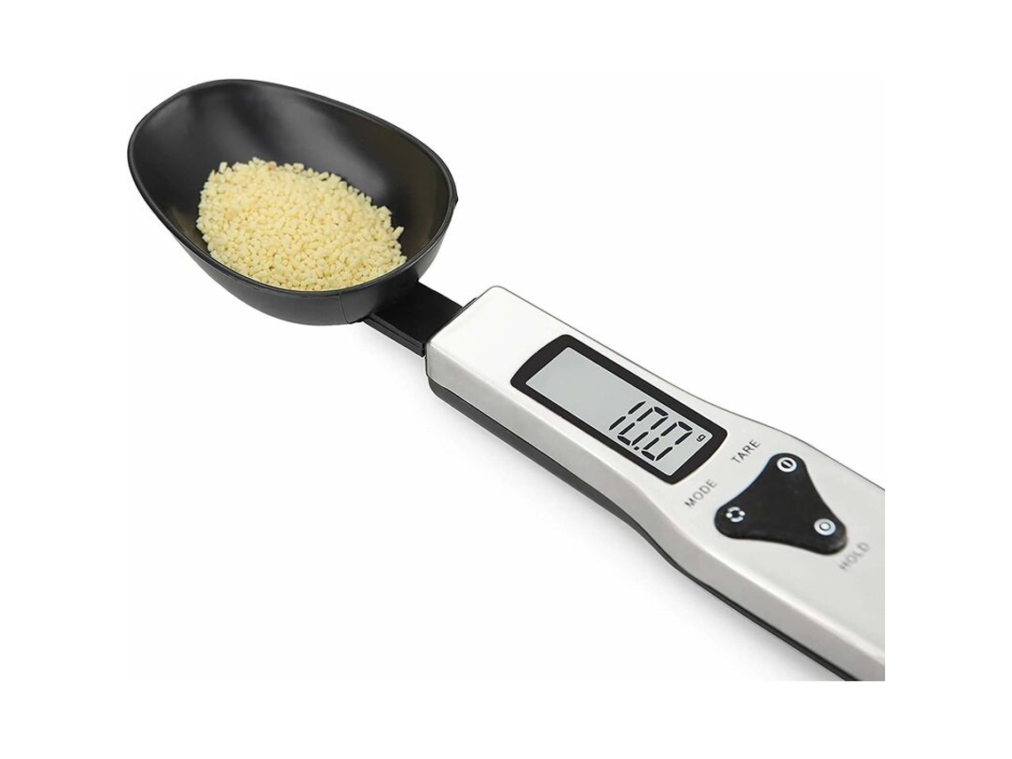 Colher Medidora Eletrônica com Visor Lcd para Cozinha, Confeitaria, Farinha, Especiarias, Medicamentos e Condimentos AQUAFORGE