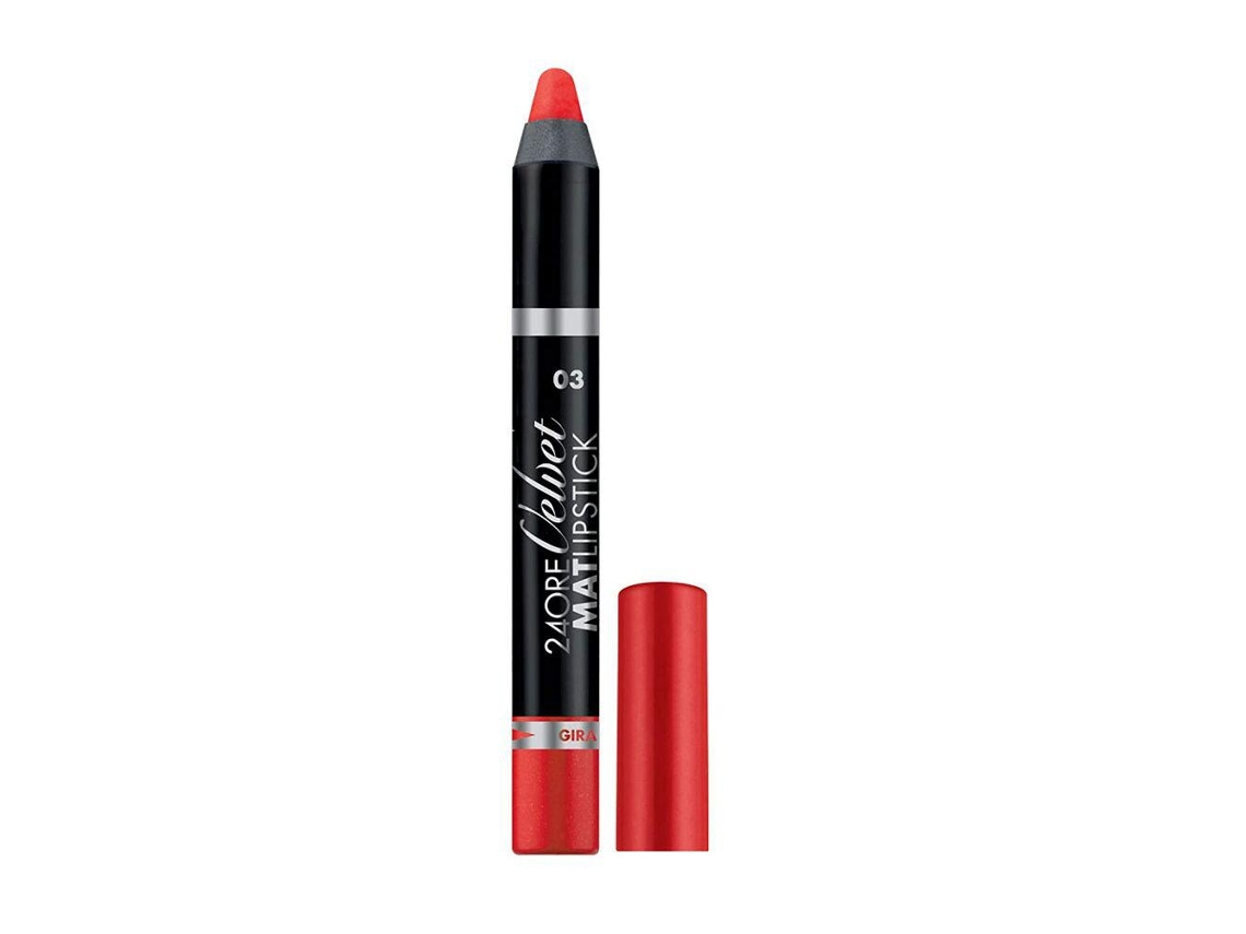 Delineador Lápis Labial Deborah 24 Ore Velvet Mat Nº 03