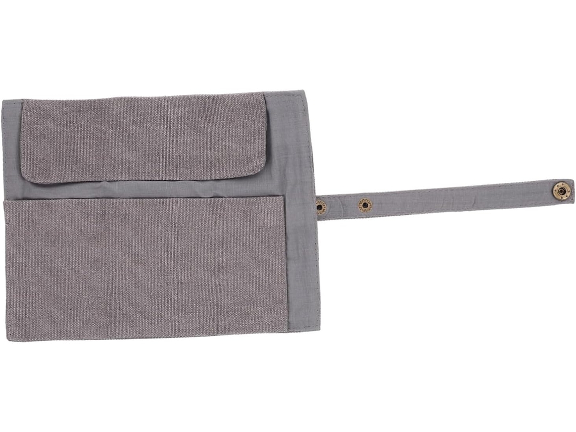 Estojo De Lápis Enrolável Para Crianças, Bolsa De Lona Para Guardar Lápis, Segura E Durável.