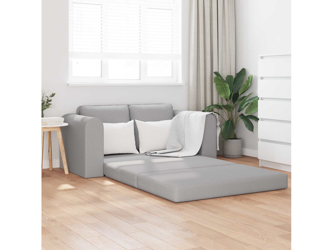 Vidaxl Sofá-cama Cinza Nuvem 148 X 71 X 83 Cm Tecido