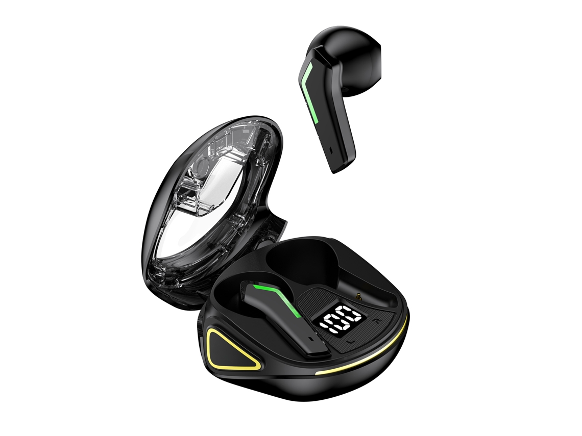 Fones Bluetooth LAXISCREED Baixa Latência Luz Respiratória