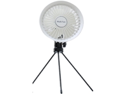 Ventilador De Camping Usb 5,7 Polegadas Com Luz Led, Teto Ajustável 3