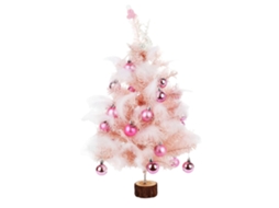 Árvore de Natal Artificial LAXISCREED com Penas e Luzes LAXISCREED