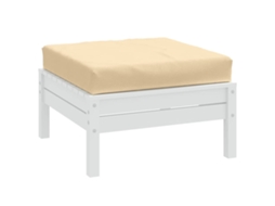 Vidaxl Almofadão P/ Paletes 60x60x9,5 Cm Mesclado Tecido Bege