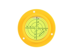 Nível Circular De Alta Precisão 90 Mm Com Furos Montagem Para Autocaravanas