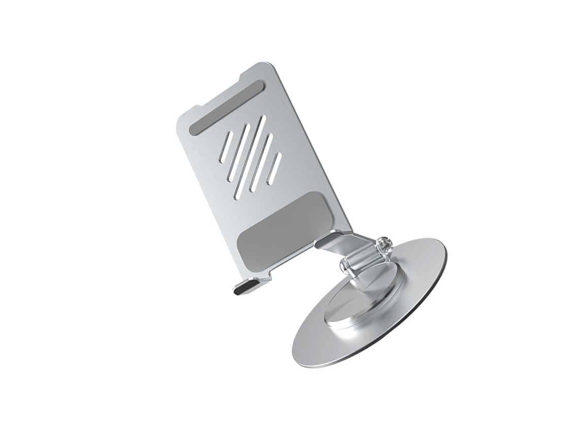 Suporte Para Celulares E Tablets, Cor Prata.