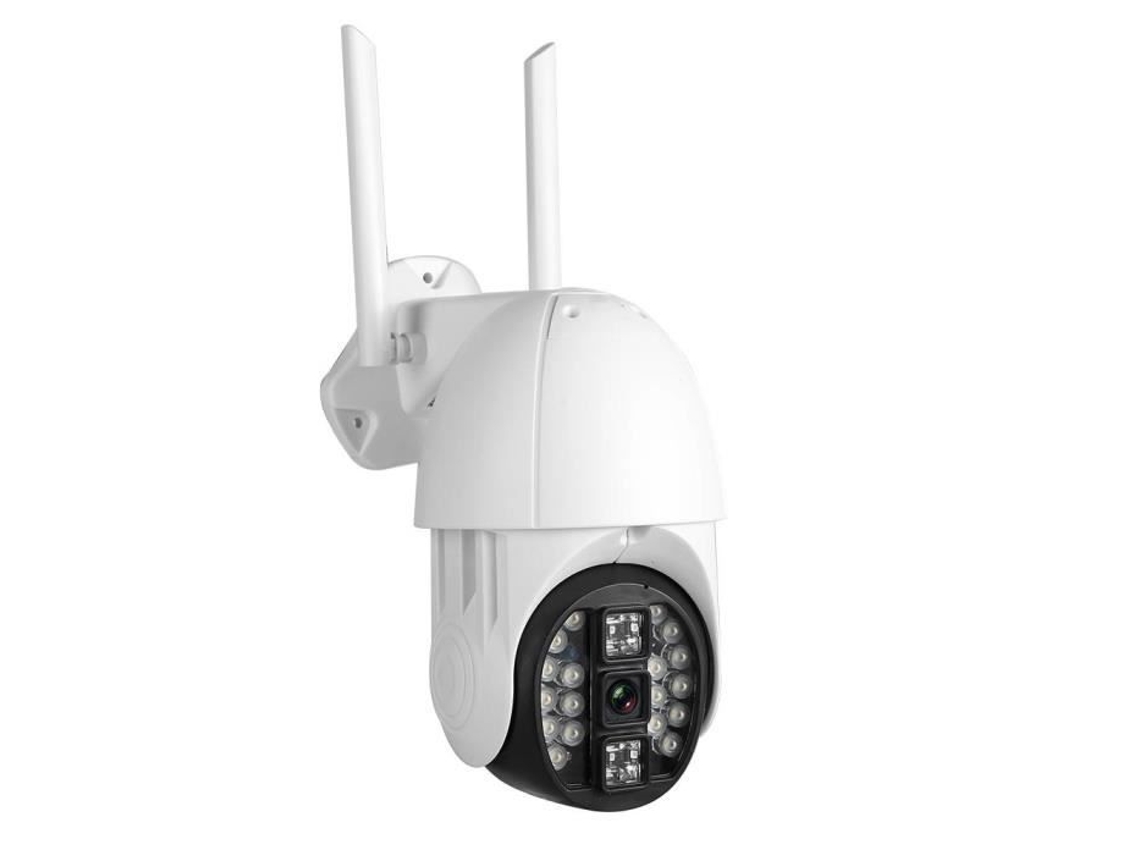 Câmera Hurrise Ptz À Prova D'Água Wifi Ptz Dome 20Led 1080P Vigilância Externa de Alta Definição 110-240V Eu