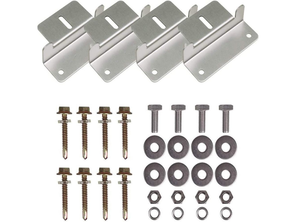 Kit de montagem leve para painéis solares com suportes em Z, BRILVIBERA