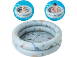 Piscina Inflável CHRUI para Crianças Interior e Exterior 90cm (azul)