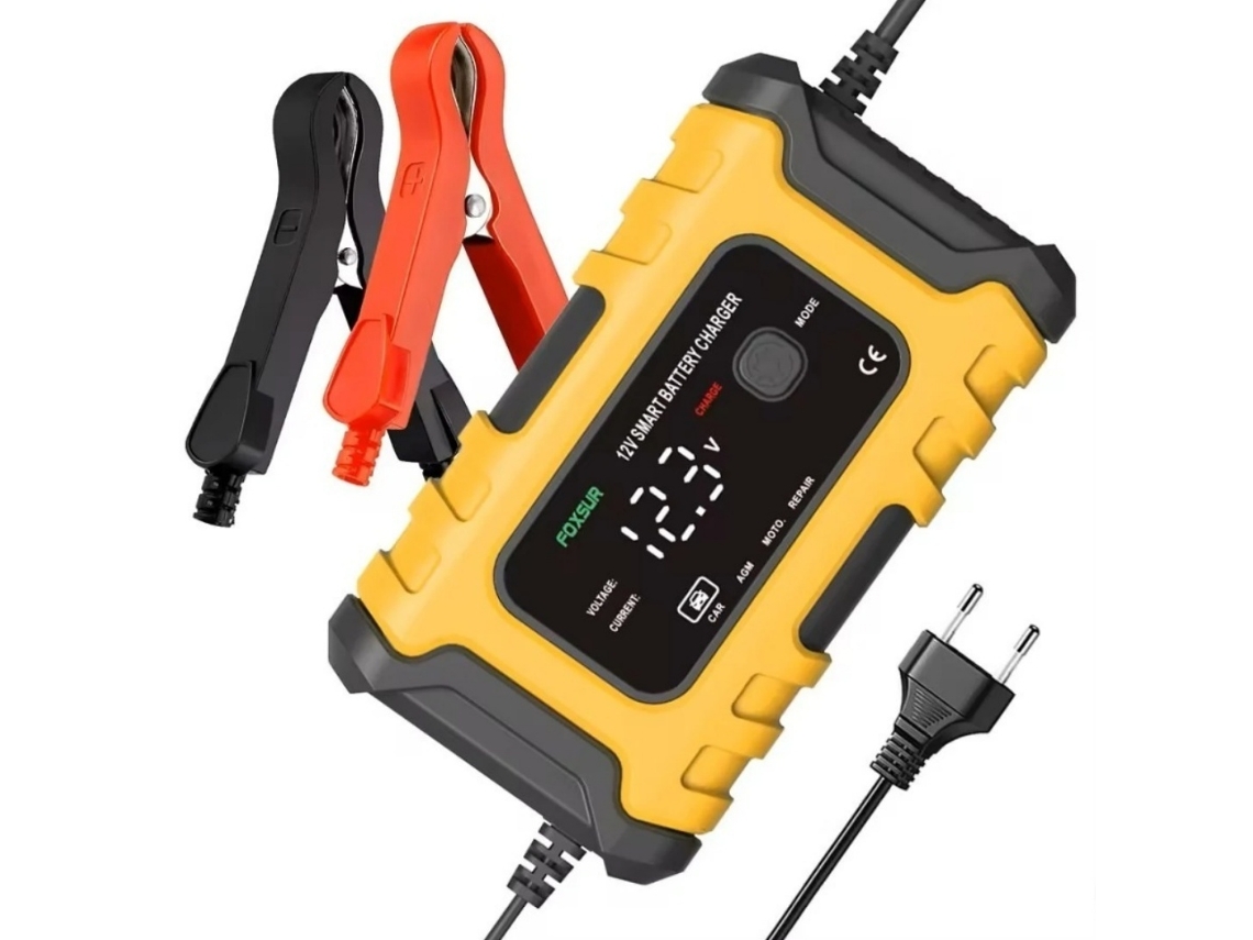 Carregador Bateria Digital 12v Reparação Automóveis EAFC