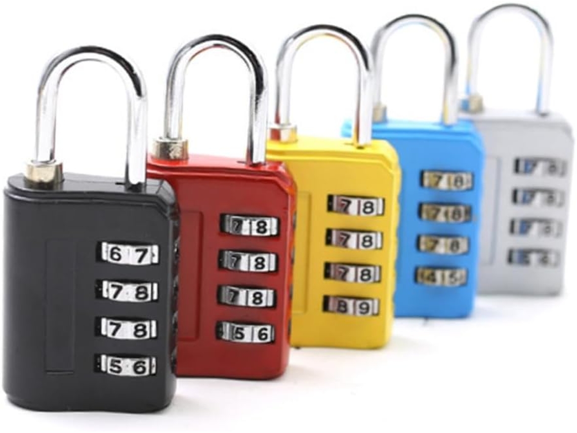 Conjunto De 5 Cadeados Para Bagagem Besportble, Cadeado De Combinação Para Mochilas