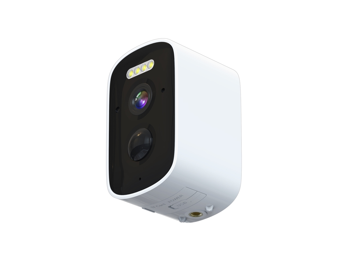 Câmara De Segurança Sem Fio Solar 2k 4mp Wifi Externa/interna Com Visão Noturna Colorida Ip66
